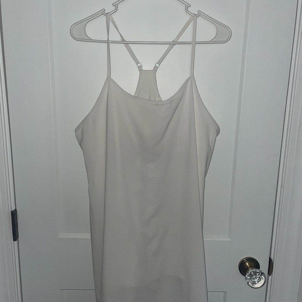 White athletic dress